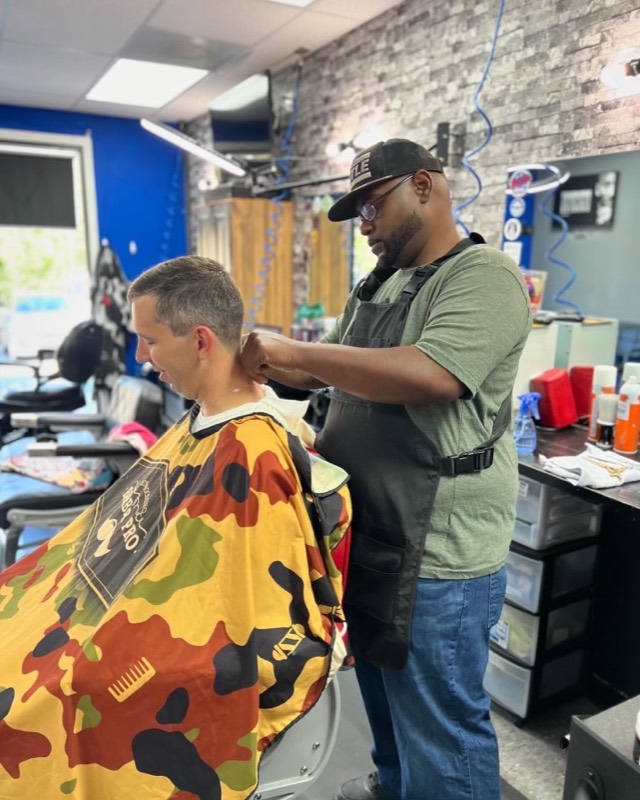 Jerry, barber at Paulie's Barber Shop