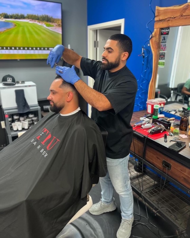 Rafael, barber at Paulie's Barber Shop